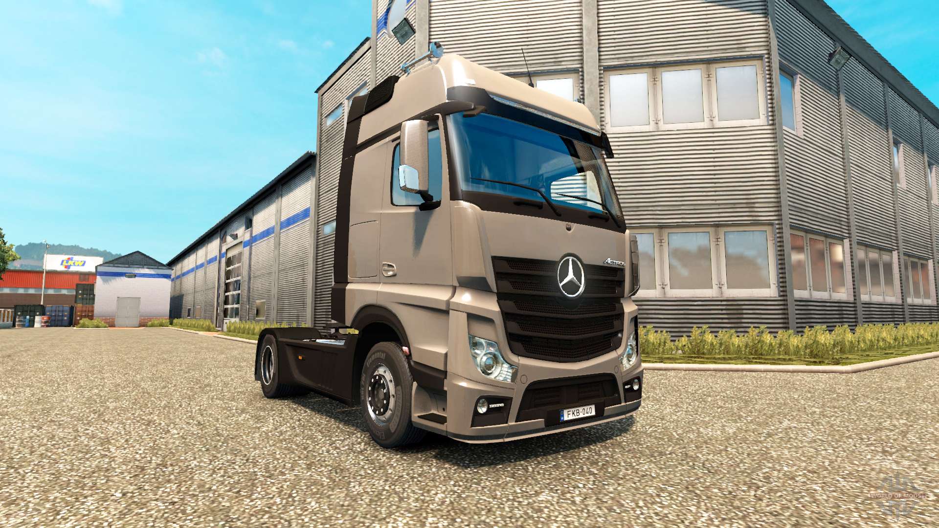Euro truck simulator 2 mercedes benz actros mp4