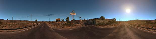 American Truck Simulator - deserto panorama
