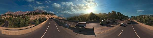 American Truck Simulator - de-estrada panorâmica