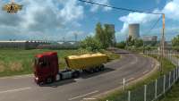 Excelentes vistas da estação de energia nuclear no Euro Truck Simulator 2
