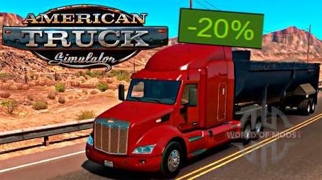 American Truck Simulator 20% de desconto no Steam