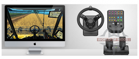 Saitek Roda para Farming Simulator 2015 Farming Simulator é totalmente compatível com o Mac OS X!