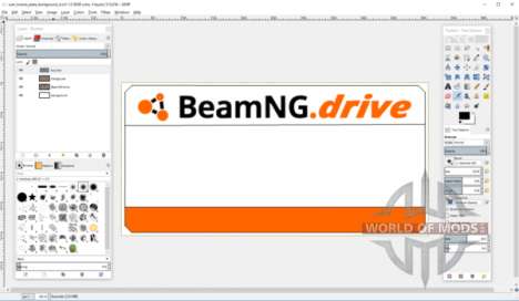 Criar modelo da placa de licença para BeamNG Drive