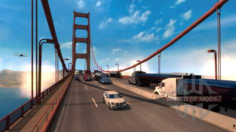 A Escala da American Truck Simulator jogo world