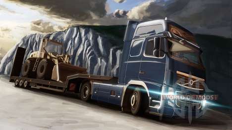 A Volvo e a Niveladoras em Euro Truck Simulator 2