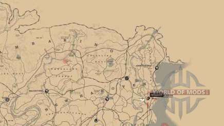 O MAPA DO TESOURO ESBOÇADO (TODOS OS MAPAS) - RED DEAD REDEMPTION