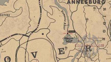 Treasure map Red Dead Redemption 2