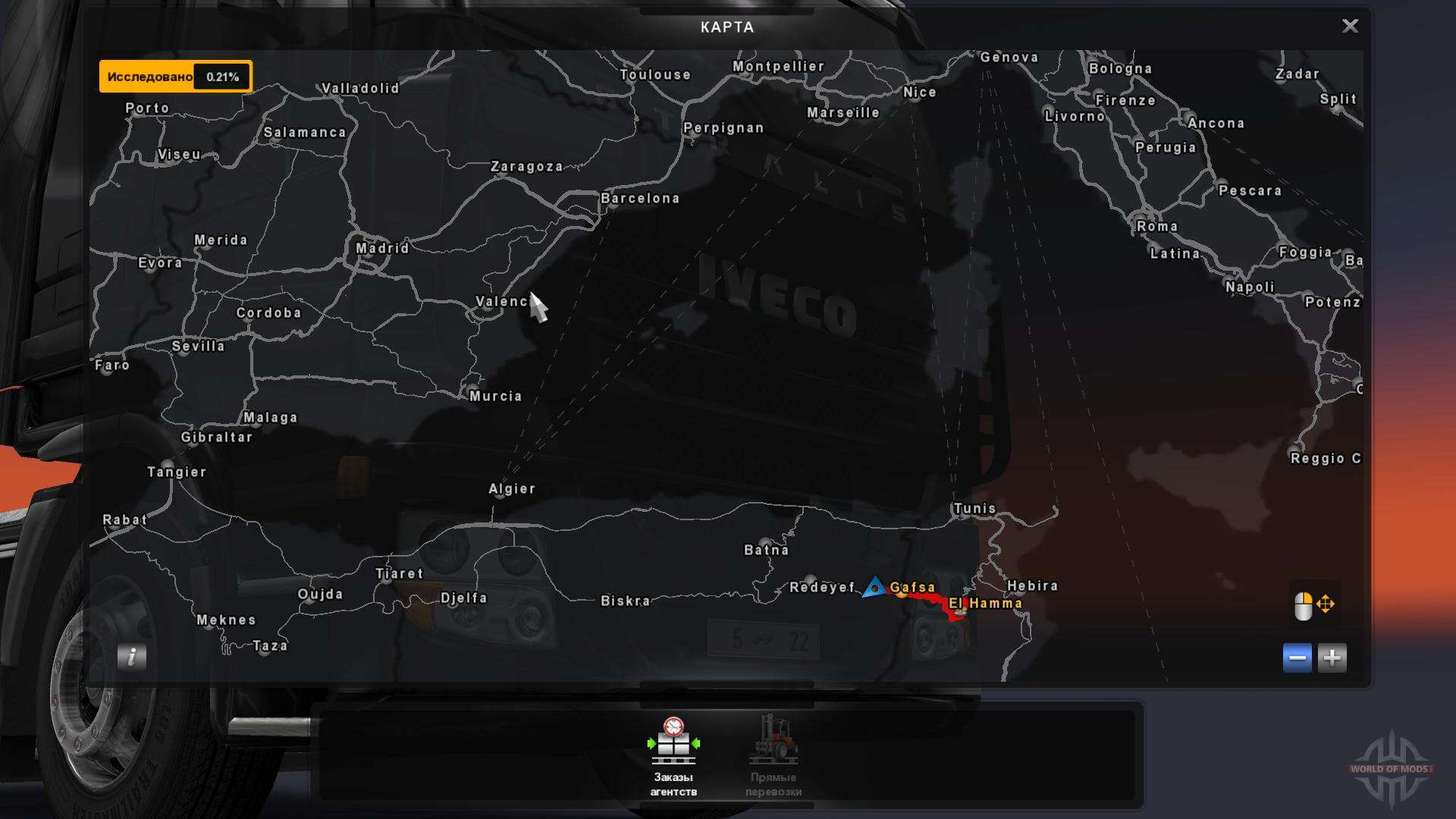 euro truck simulator 2 asia map