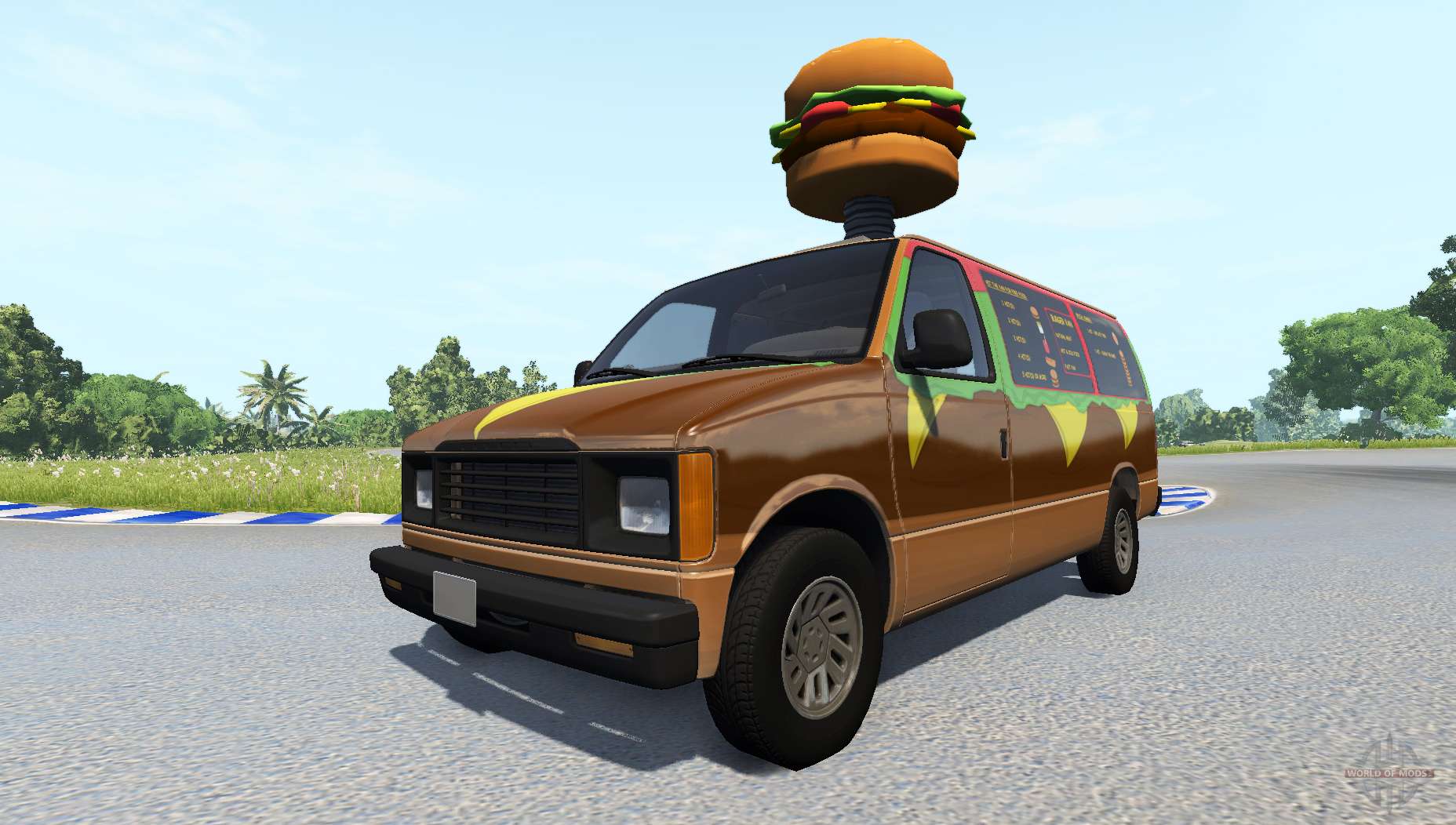 ybr food truck beamng drive